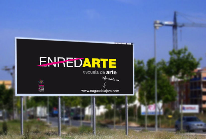 Campaña publicitaria Escuela de Arte de Guadalajara 3