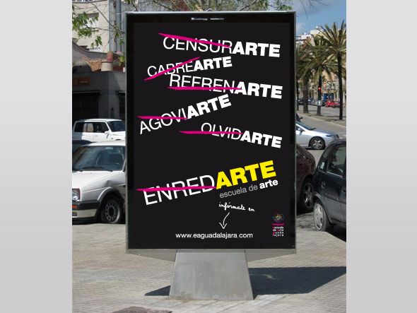 Campaña publicitaria Escuela de Arte de Guadalajara 2