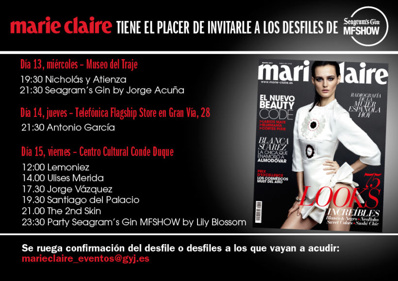 Marie Claire en Madrid Fashion Show 9