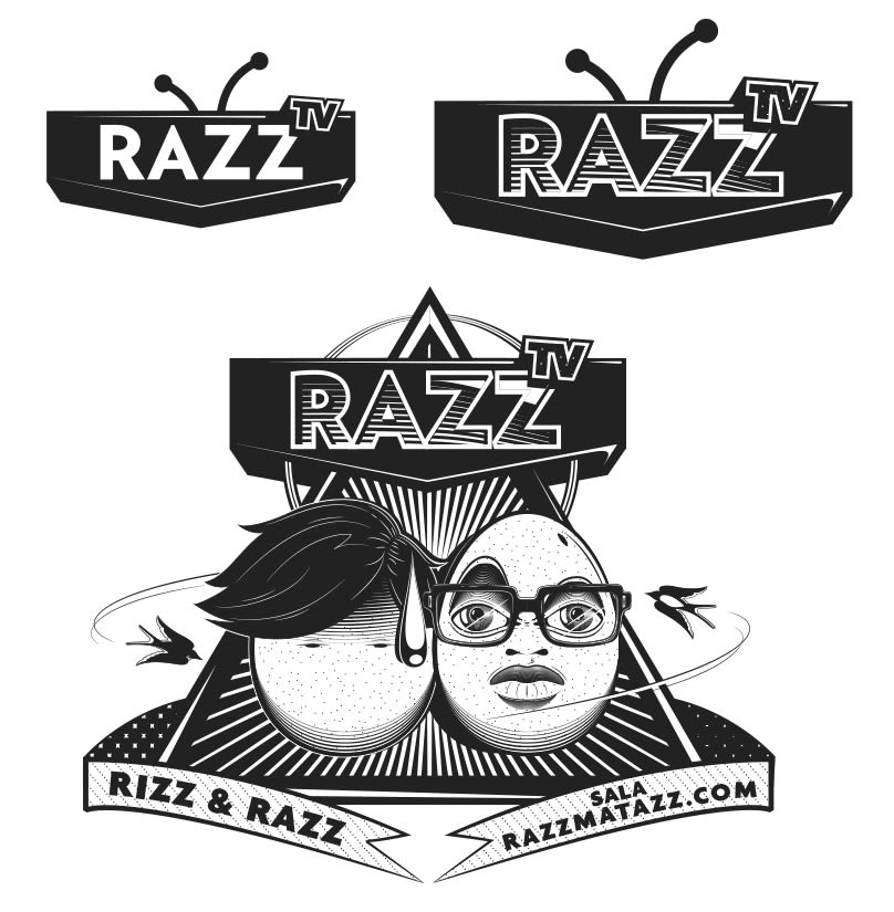 RazzTV - Illustrations & lettering 2