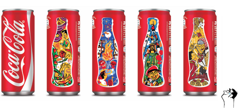 Diseño latas de Coca Cola. 3