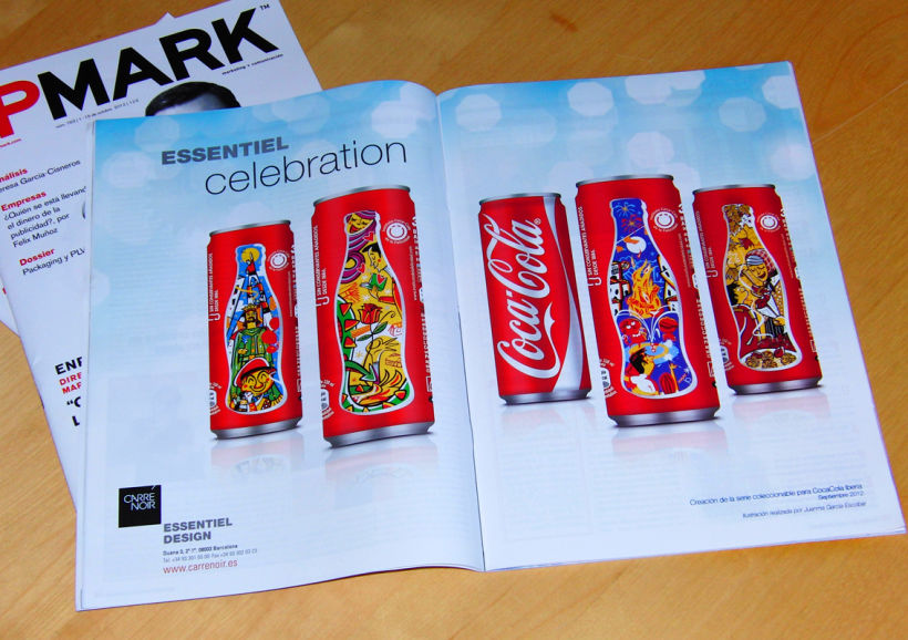 Diseño latas de Coca Cola. 1