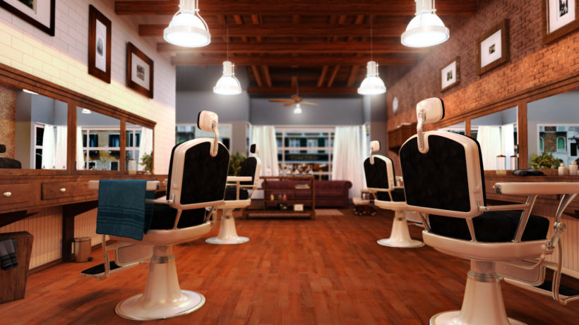Retro barber's shop 2