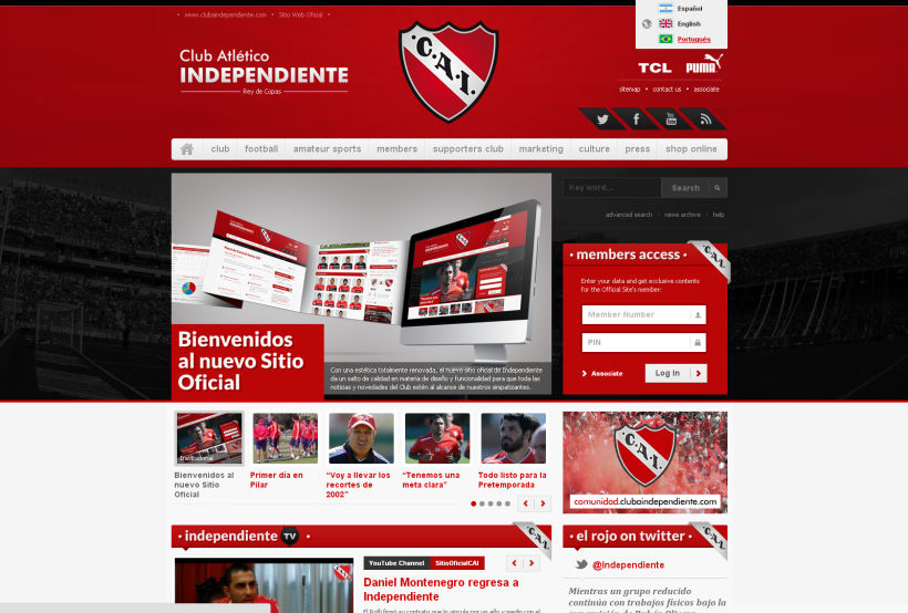 Sitio Web Oficial C. A. Independiente 2