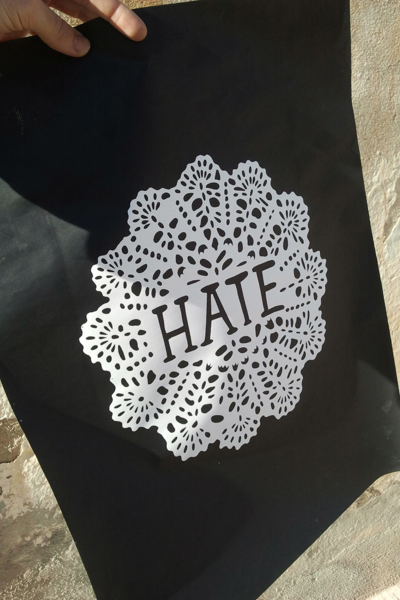 Hate print 1