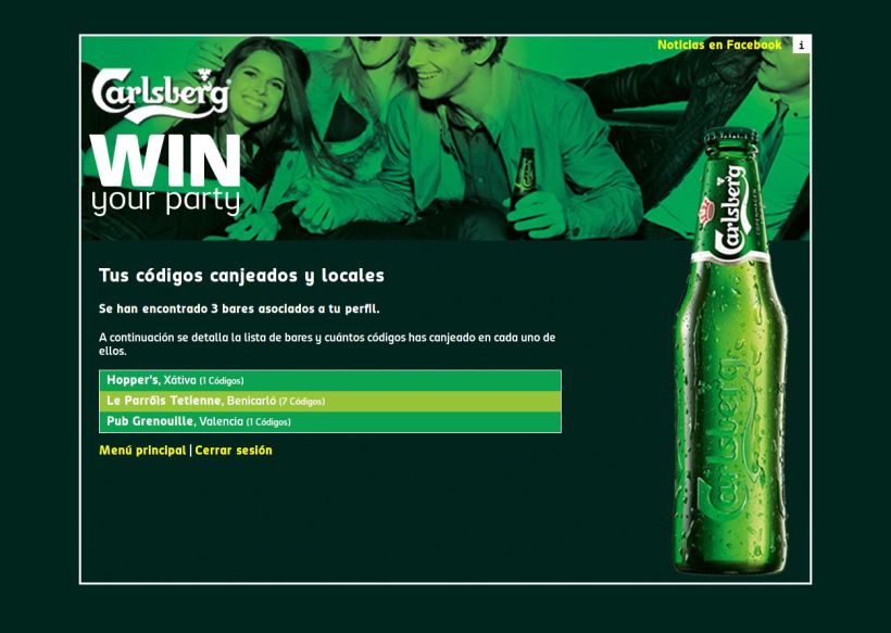 Carlsberg Win Your Party 2012 7