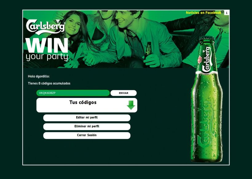 Carlsberg Win Your Party 2012 4