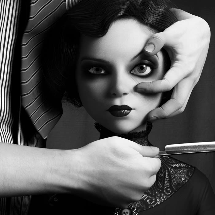 The Bride in "A Chien Andalou" (Tribute) 4