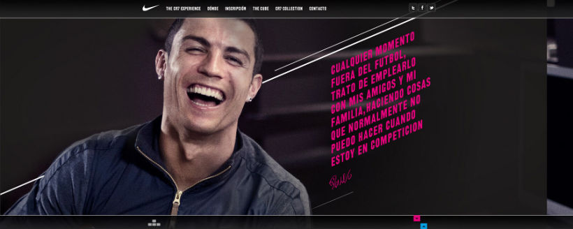 Nike CR7 Experience Website 4