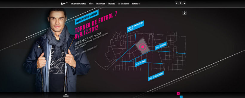 Nike CR7 Experience Website 2