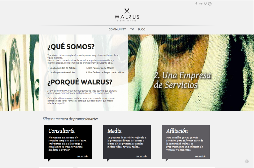 The Walrus Hub: Responsive web 0