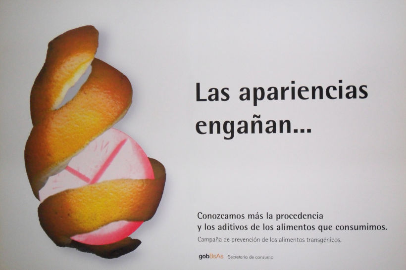 Campaña publicitaria contra alimentos transgénicos del Gobierno de la Ciudad de Buenos Aires 2