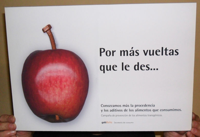 Campaña publicitaria contra alimentos transgénicos del Gobierno de la Ciudad de Buenos Aires 3