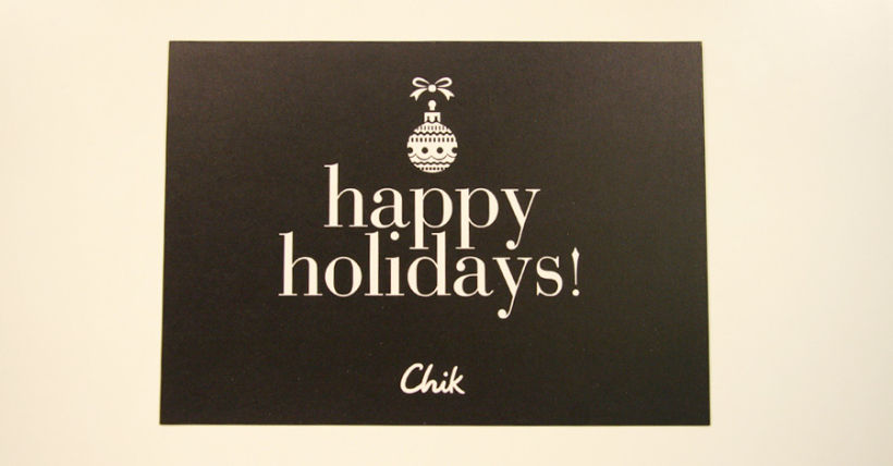 Chik Christmas Card 1