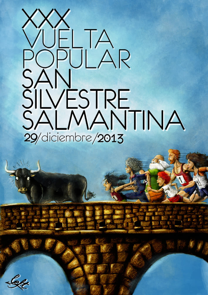 Cartel XXX Vuelta Popular San Silvestre Salmantina 1