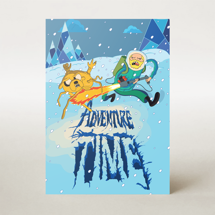 Mashup: Adventure Time + The Thing 1