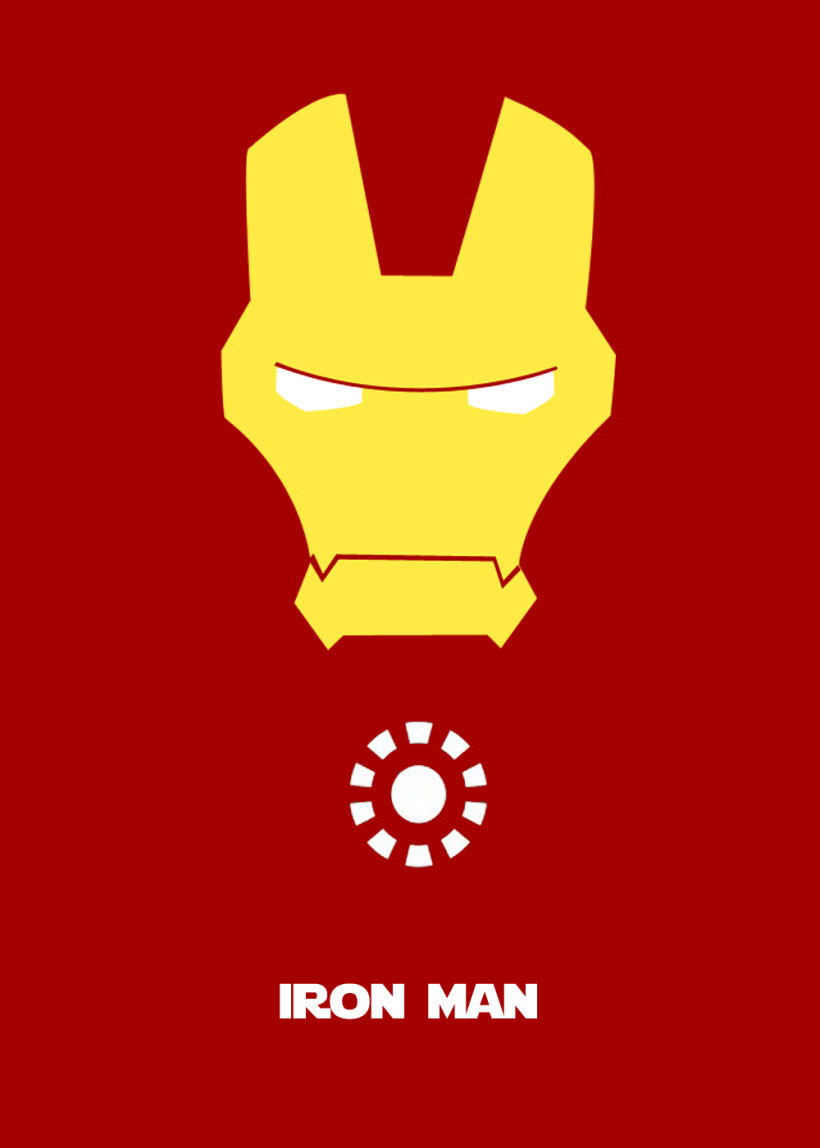 Cartel Minimalista Iron Man 1
