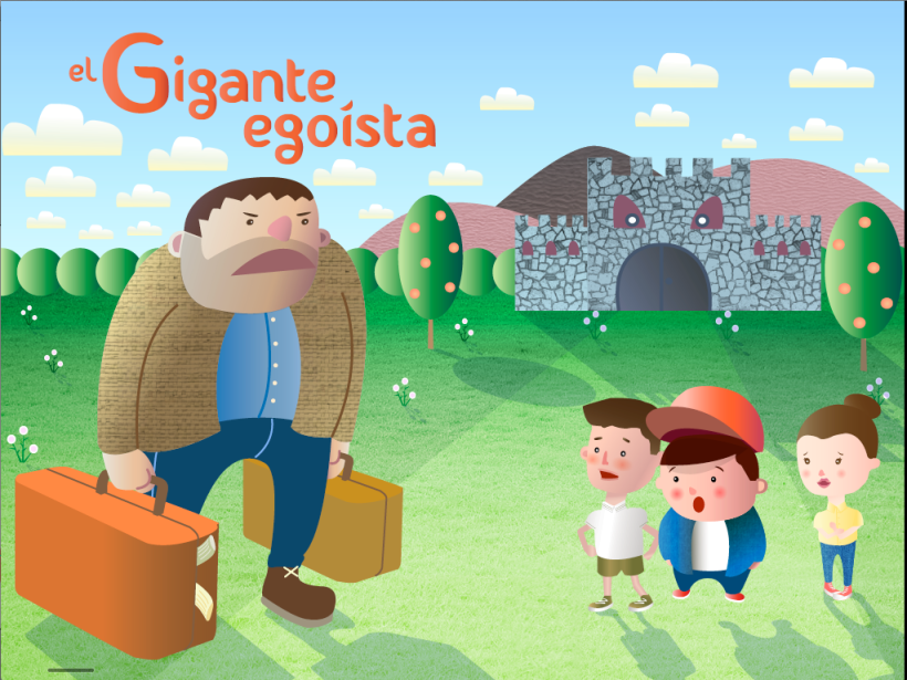 Cuento infantil interactivo "El Gigante Egoísta" 4