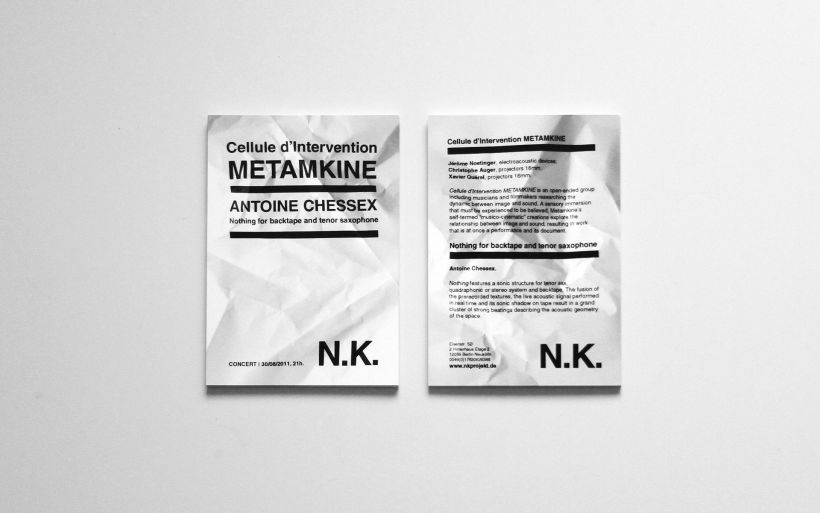 NK FLYERS | PAPER SERIES 1