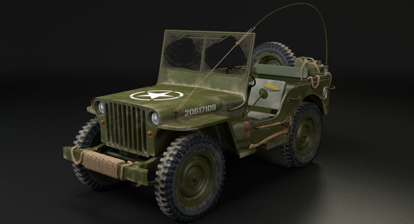 Willys MB US Army Jeep 4