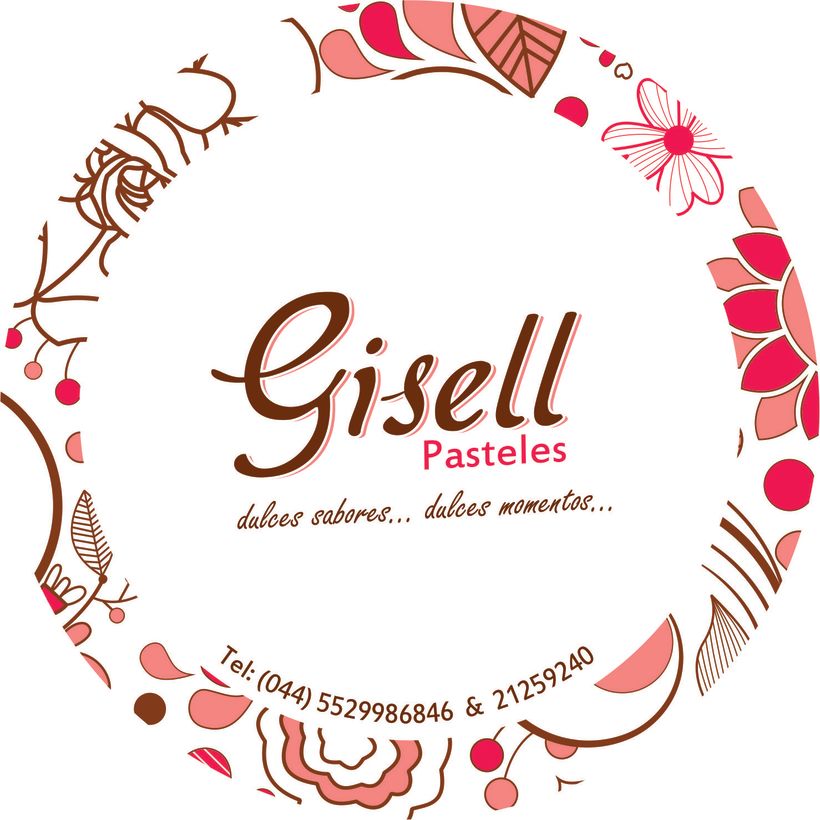 Logotipo Gisell Pasteles 3