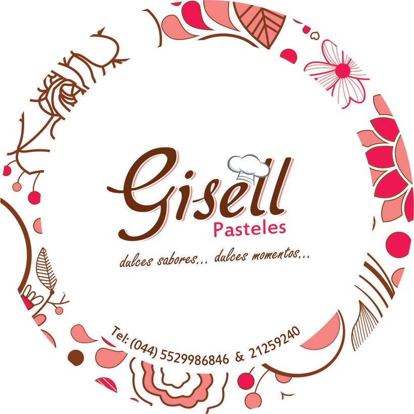 Logotipo Gisell Pasteles 2