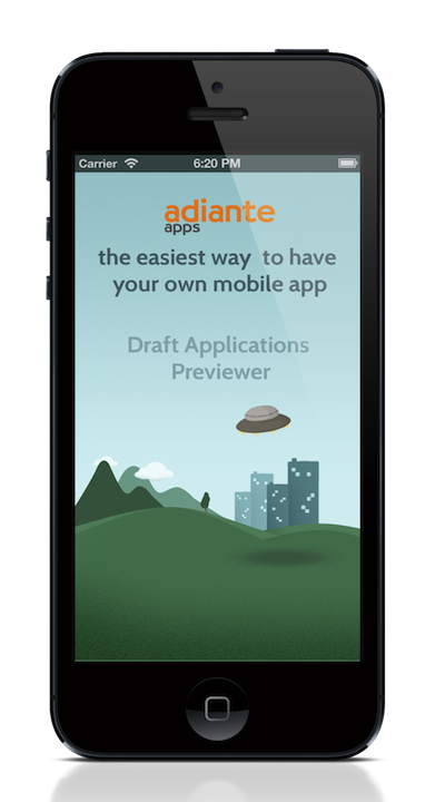 adiante drafts, app previewer 2