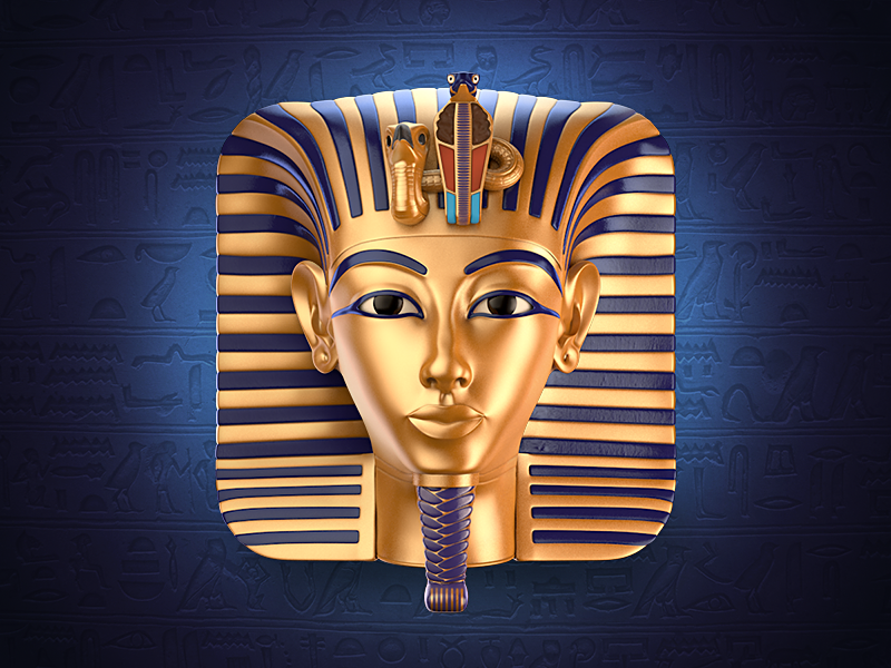 Tutankhamun Mask Icon 1
