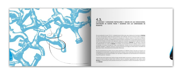 Diseño y maquetación del libro Plan Director de Recursos Hídricos de Monóvar  2