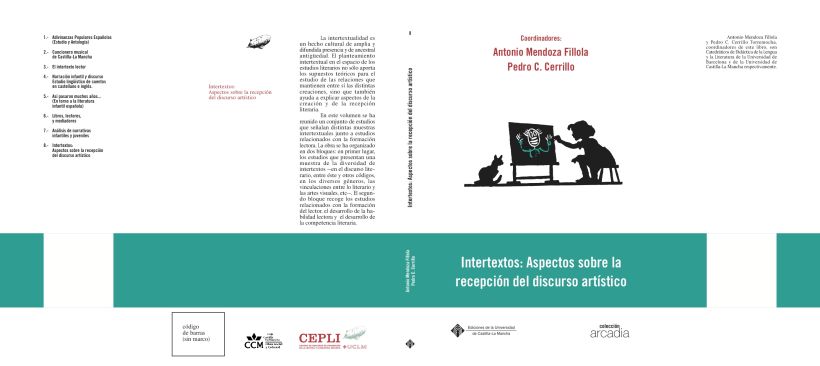 Diseño e ilustración de portadas de libros. C.I.D.I (Centro de Investigación de la Imagen),  servicio publicaciones UCLM. 2