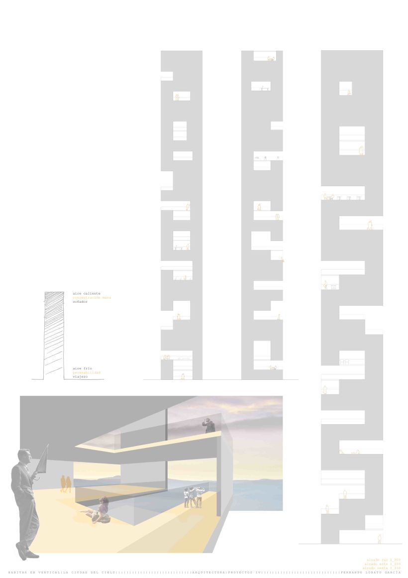 Habitar en Vertical, Zaragoza (Proyectos IV) 3