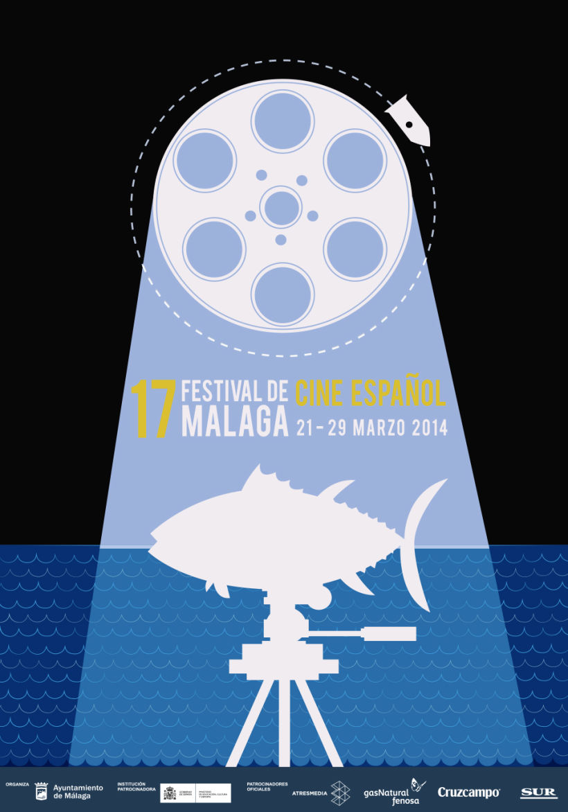 Propuestas para el cartel de la 17 edición del Festival Cine de Málaga 2014 2