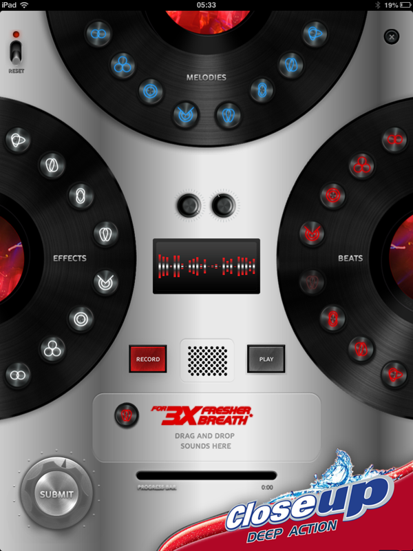 Fresh Tunes CloseUp iPad Audio Mixer app 2