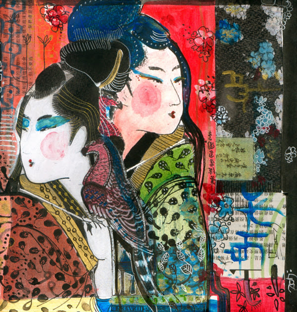 Kabuki collages 4