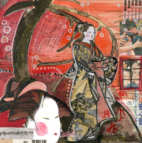 Kabuki collages 2