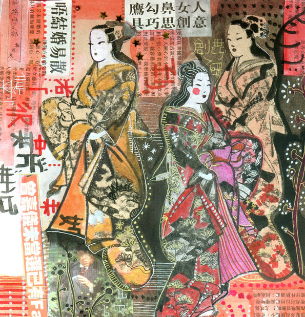 Kabuki collages 1