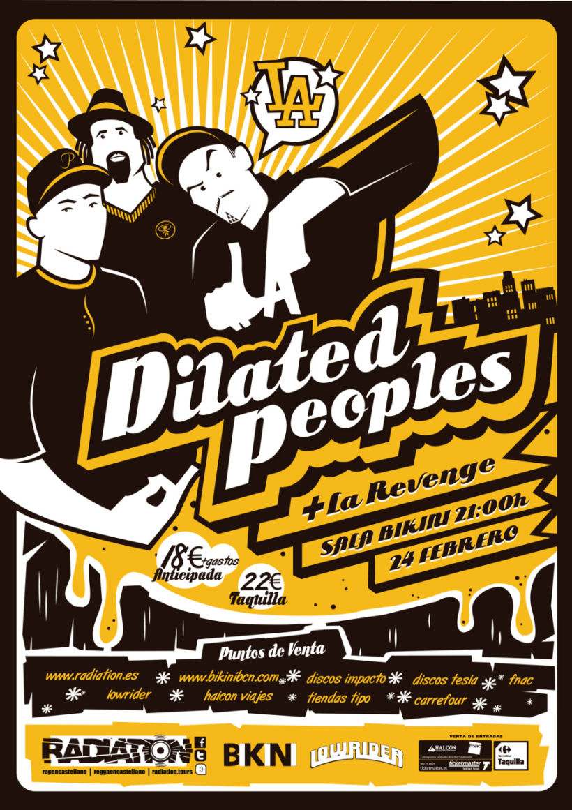 Dilated Peoples Tour Poster 1