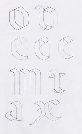 MAXERLOT lettering 1