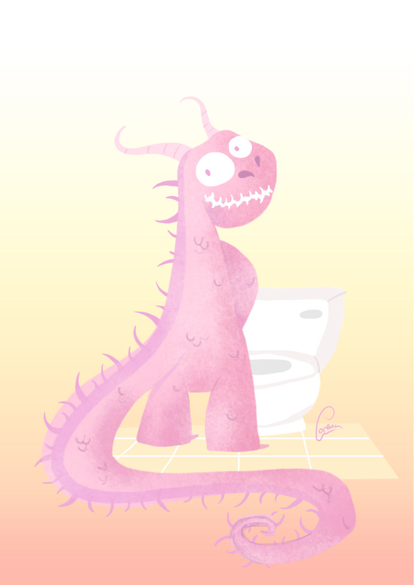 dragones en el baño 2