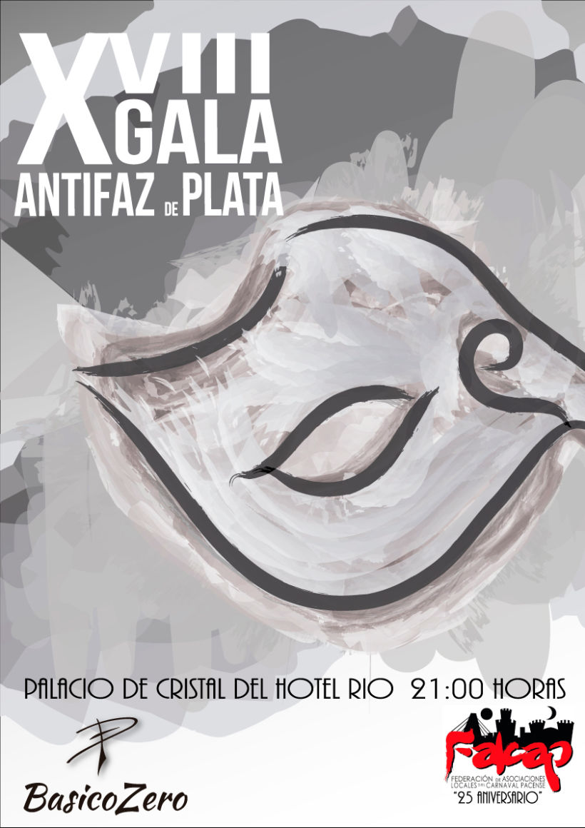 Concurso Cartel gala Antifaz de Plata 2013 1