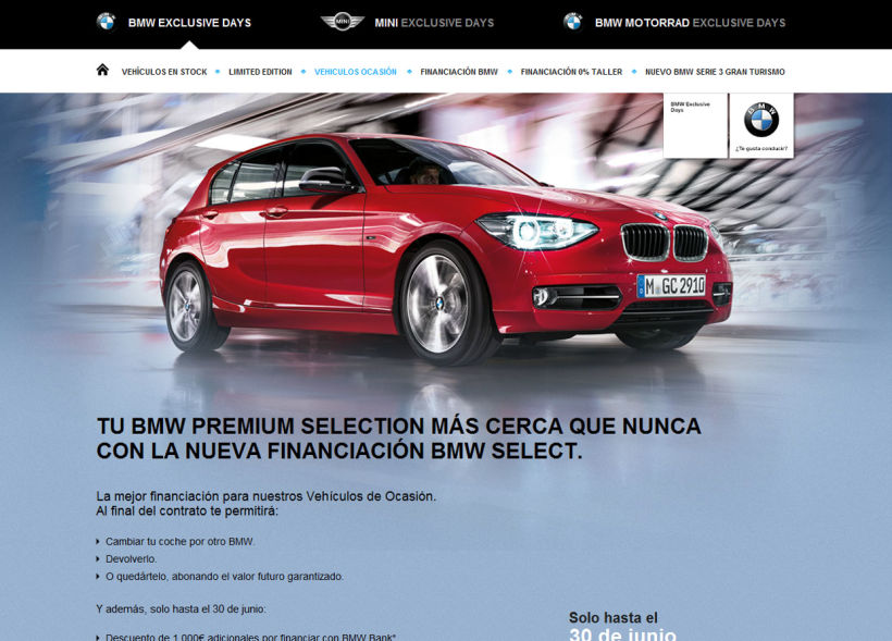 Web BMW Exclusive Days 2