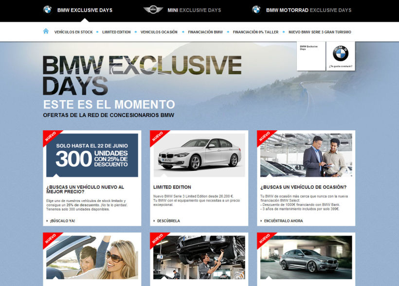 Web BMW Exclusive Days 1