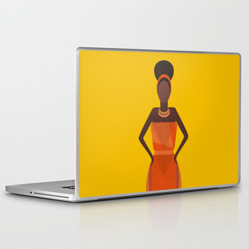 African Woman Concept Art Print 1