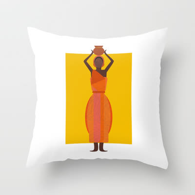African Woman Concept Art Print 3