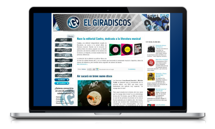El Giradiscos.com  - Identidad Corporativa 2