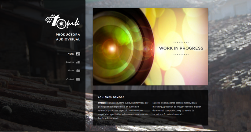 Web Offtopik Productora Audiovisual 5