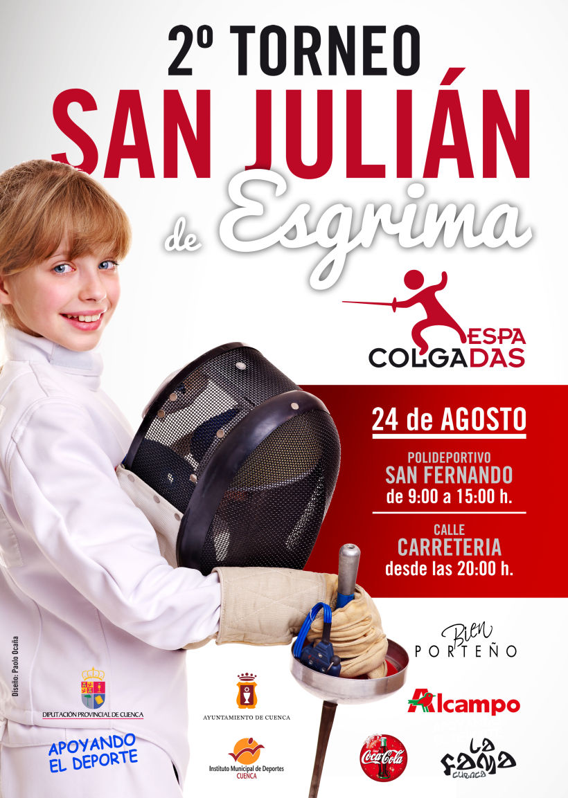 Cartel II Torneo de San Julian Esgrima 1