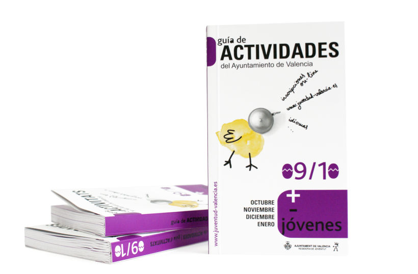 Campaña gráfica Guía de Actividades Concejalía de Juventud valencia 09/10 3