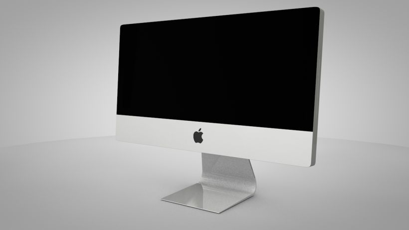 Modelado pantalla Mac con cinema 4D 1