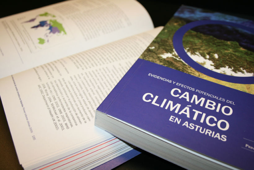 Libro "Evidencias y efectos potenciales del cambio climático en Asturias" 2